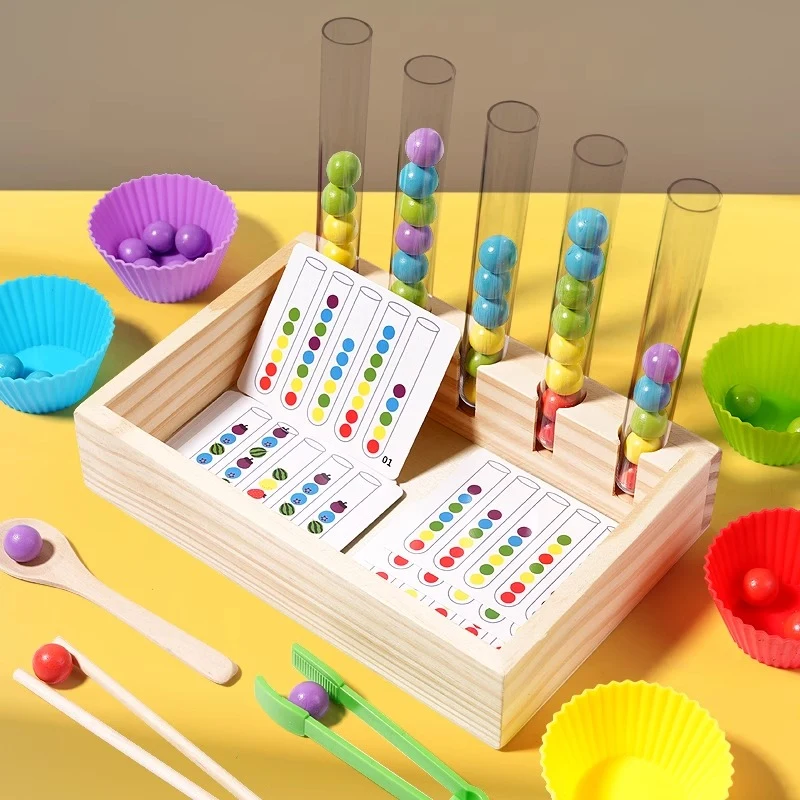 Rainbow Beads Clip-Clap Musical Toy