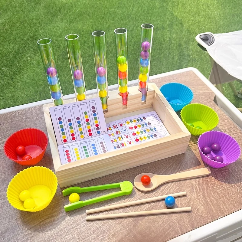 Rainbow Beads Clip-Clap Musical Toy
