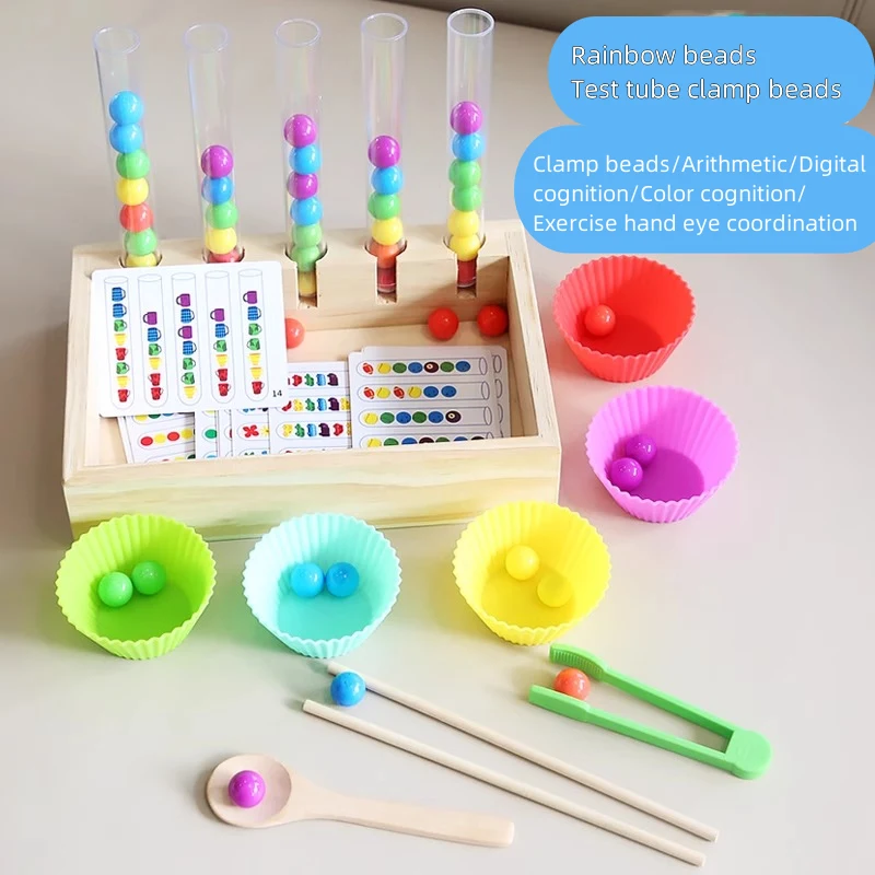 Rainbow Beads Clip-Clap Musical Toy