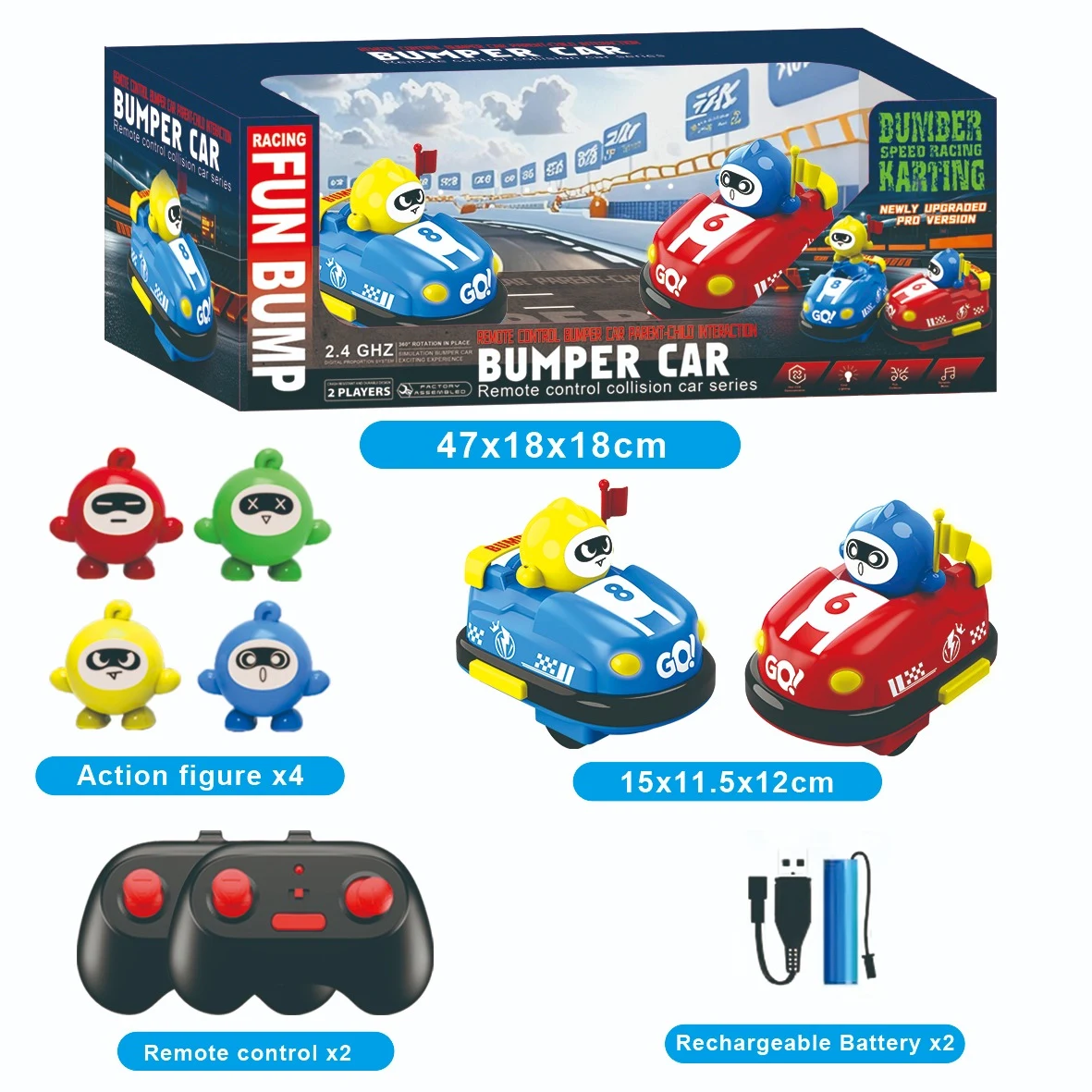 RC Bumper Battle Cars