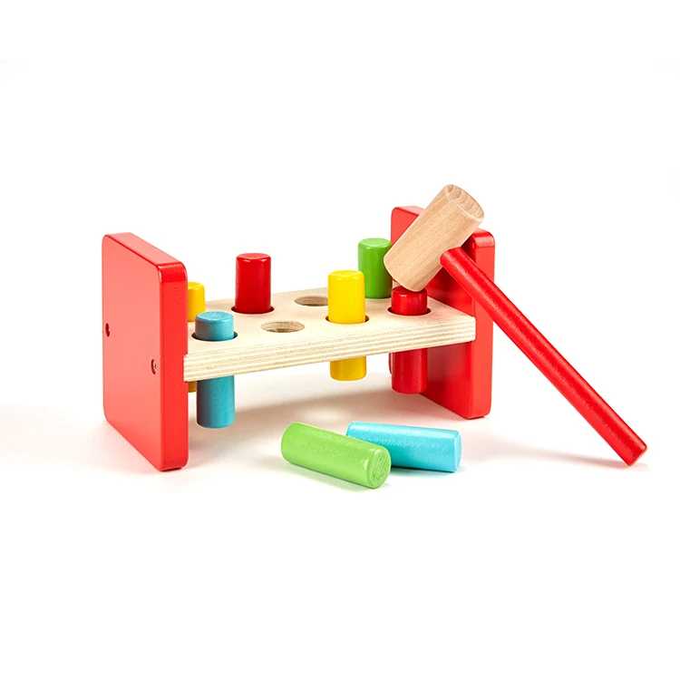 Wooden Hammer Bench Toy