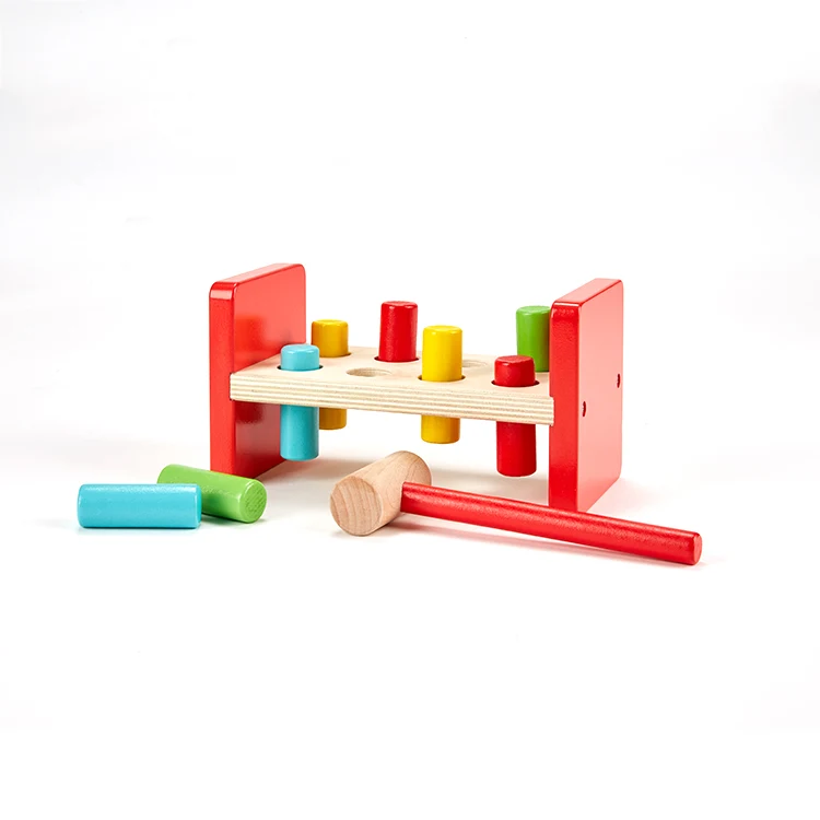 Wooden Hammer Bench Toy