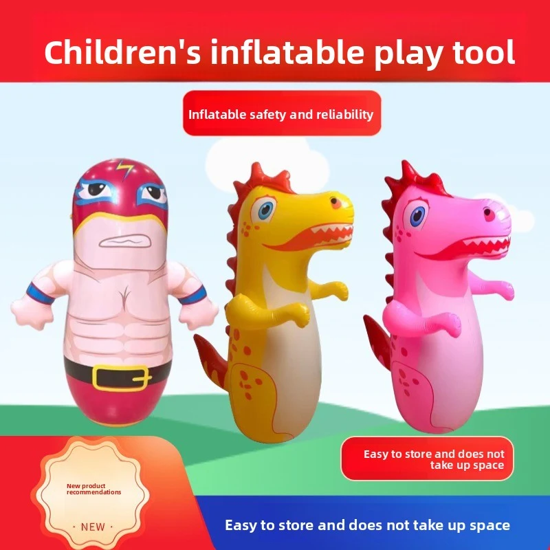 Inflatable Punching Bag Toy, Kids Boxing Training Game for Boys And Girls