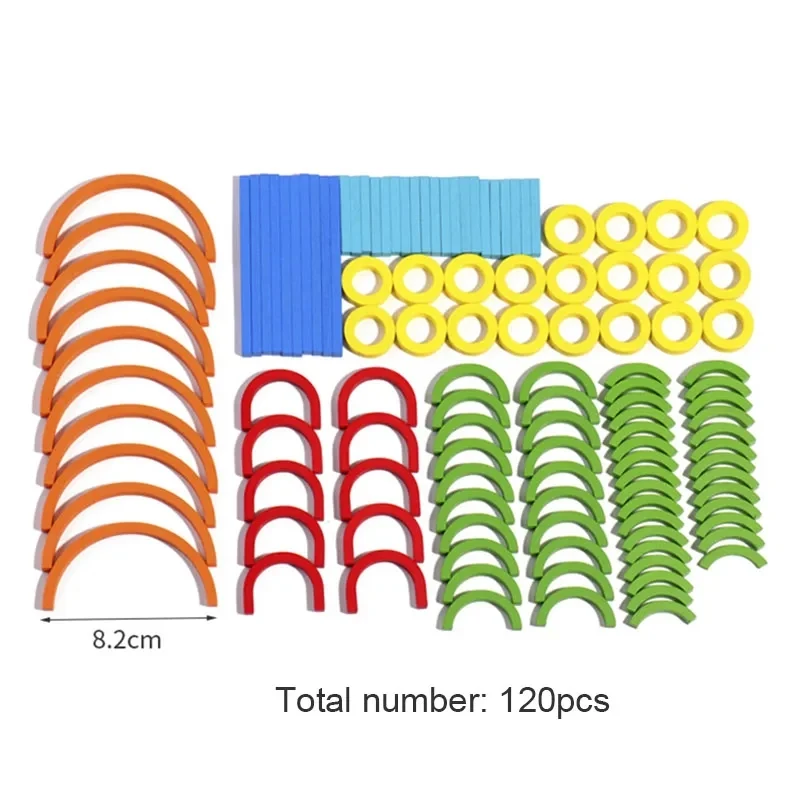 Wooden Sticks & Rings Puzzle