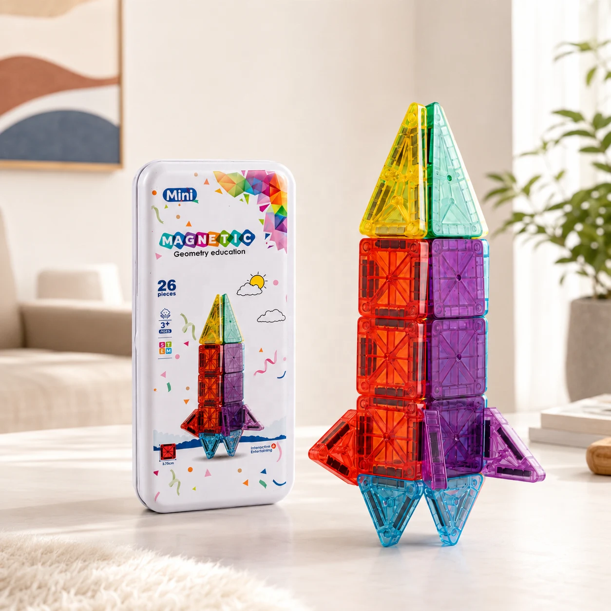 Mini Magnetic Building Blocks - 32 PCS/49 PCS