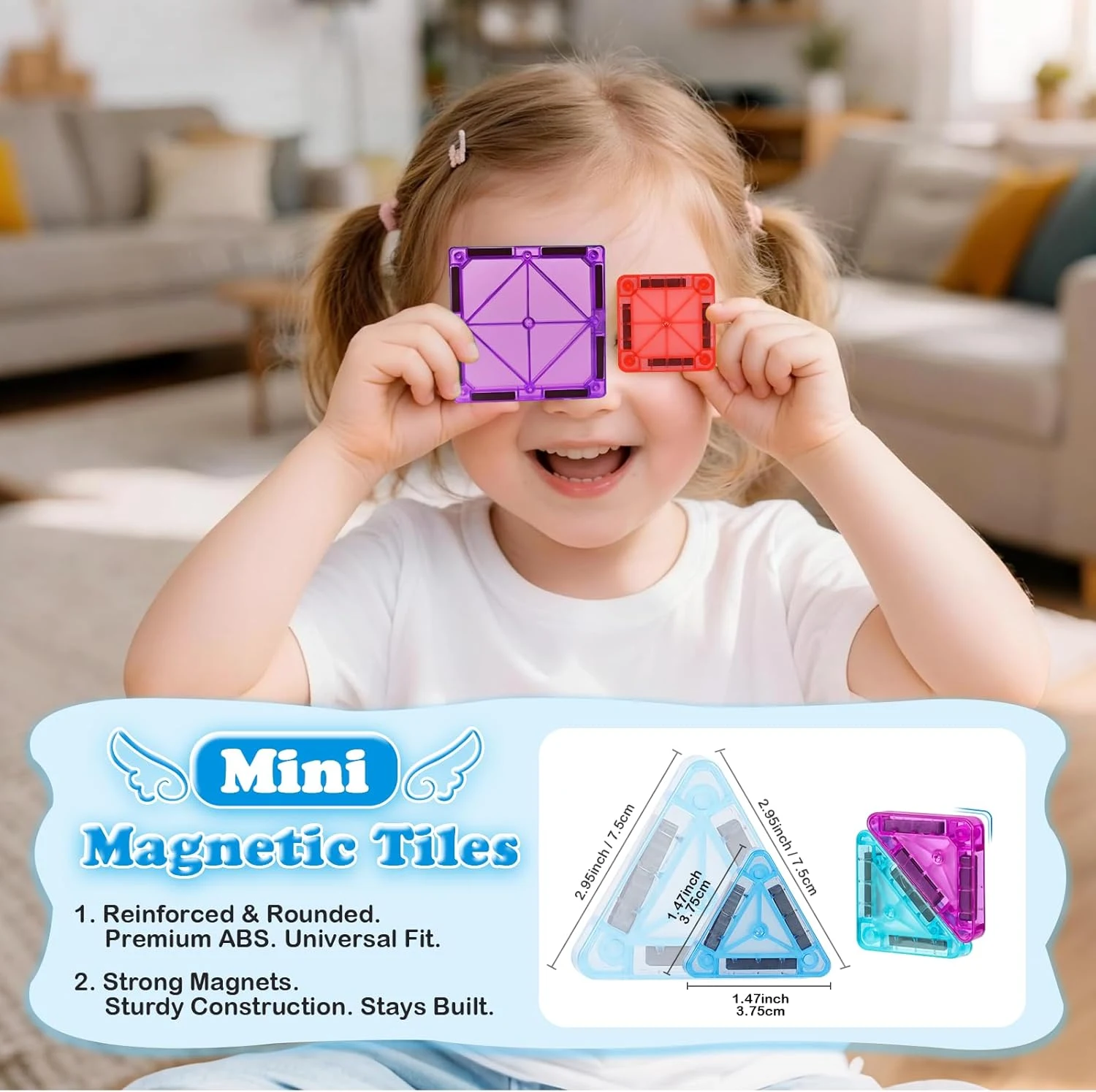 Mini Magnetic Building Blocks - 32 PCS/49 PCS