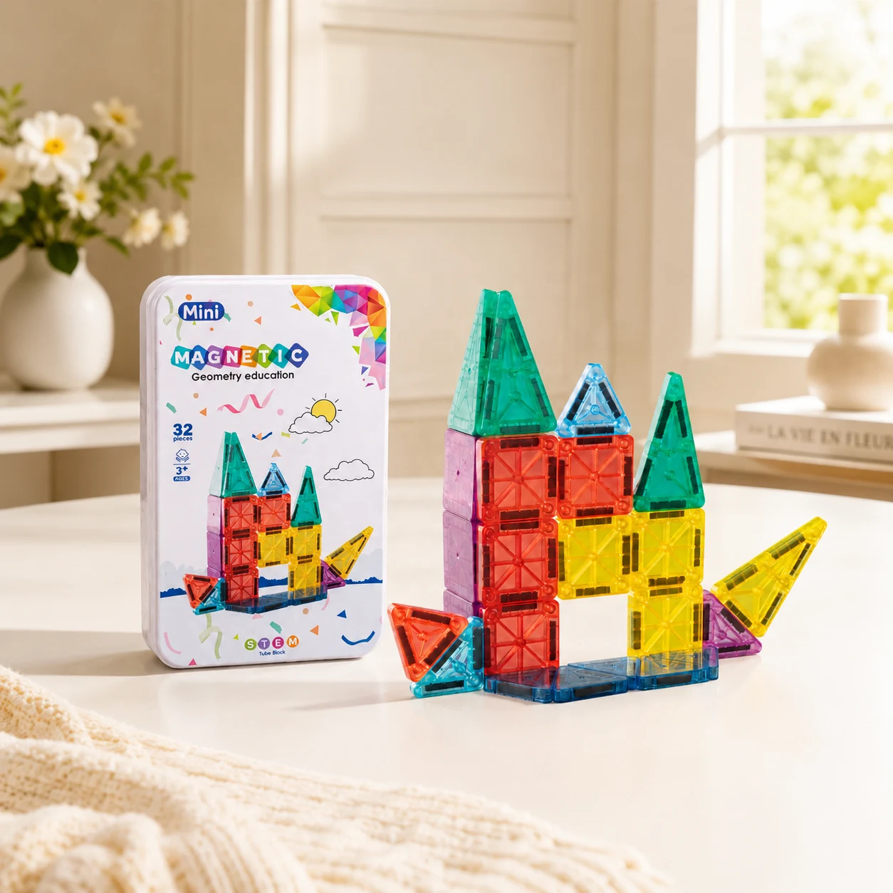Mini Magnetic Building Blocks - 32 PCS/49 PCS