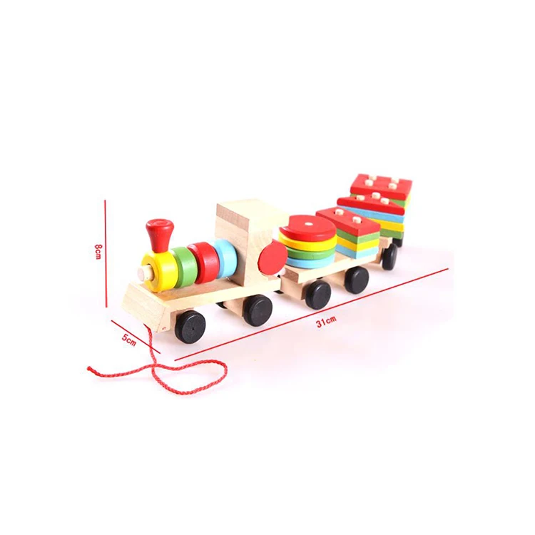 Wooden Educational Toy Train