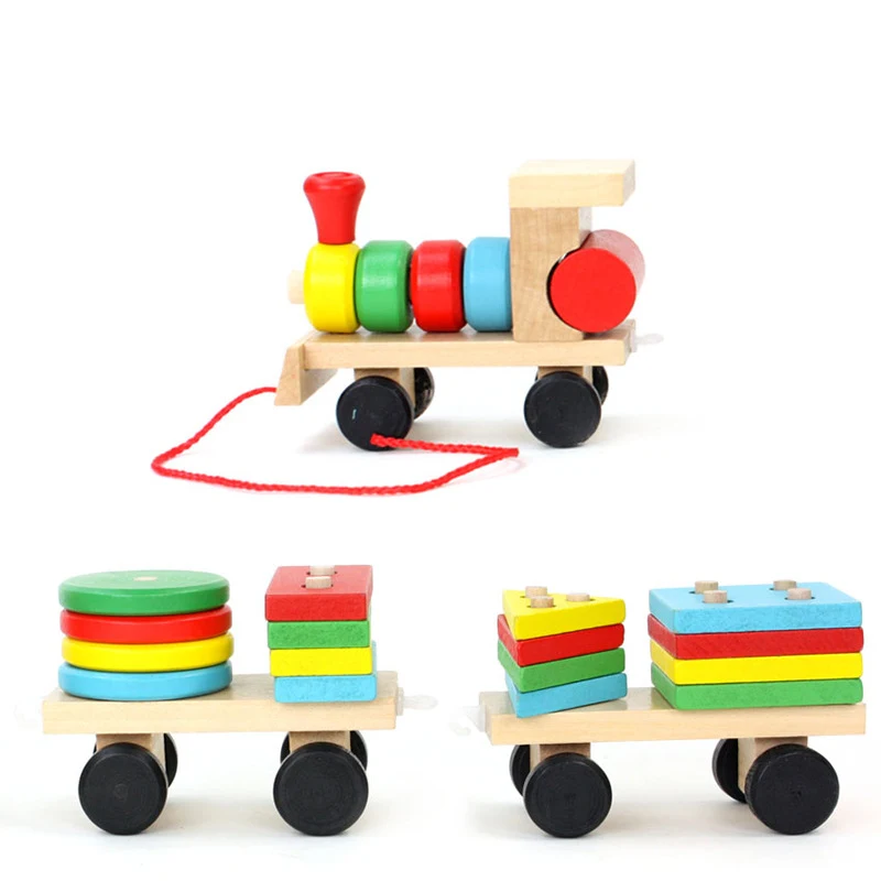 Wooden Educational Toy Train